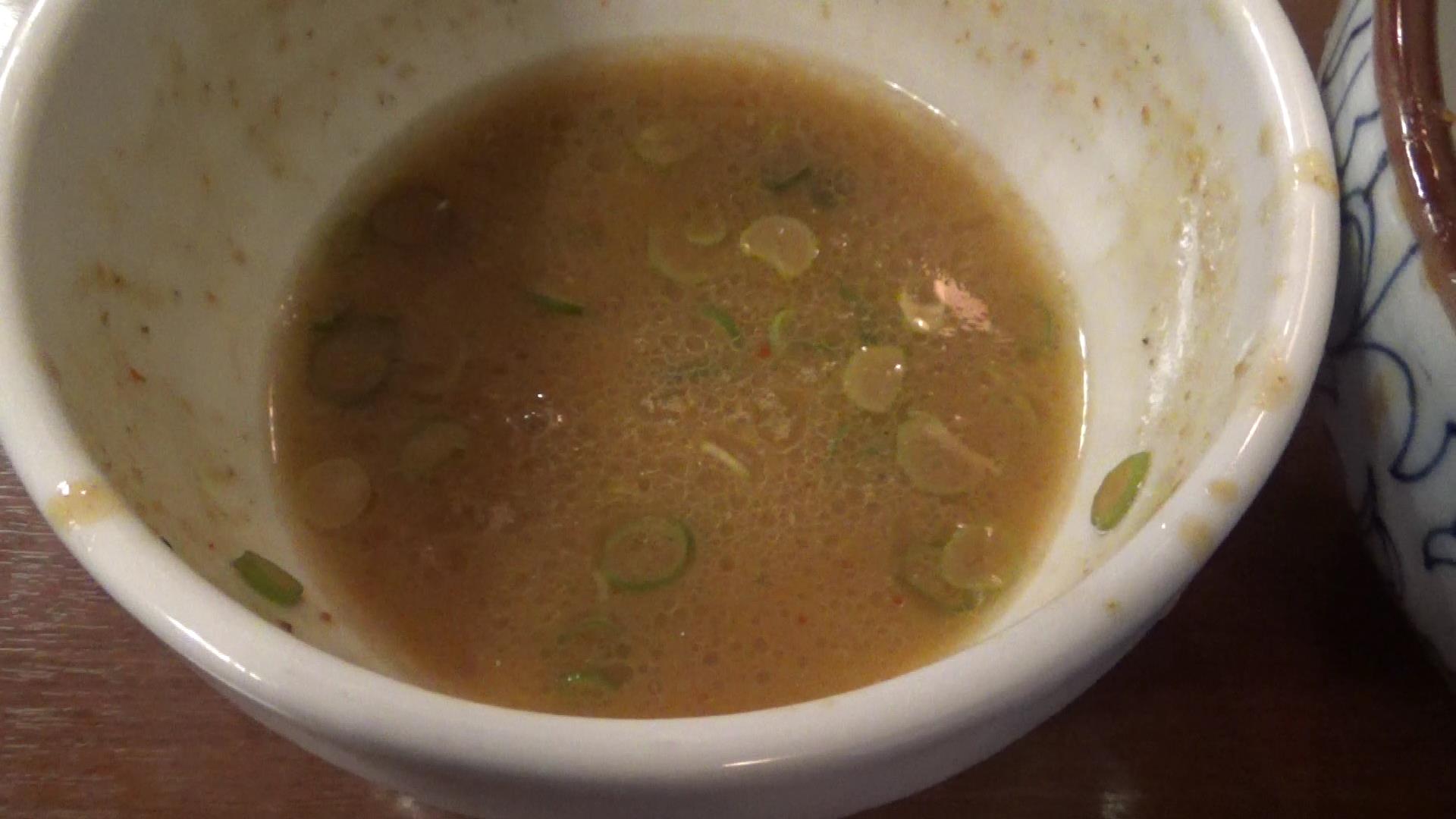 麺屋高橋つけ麺の割スープ