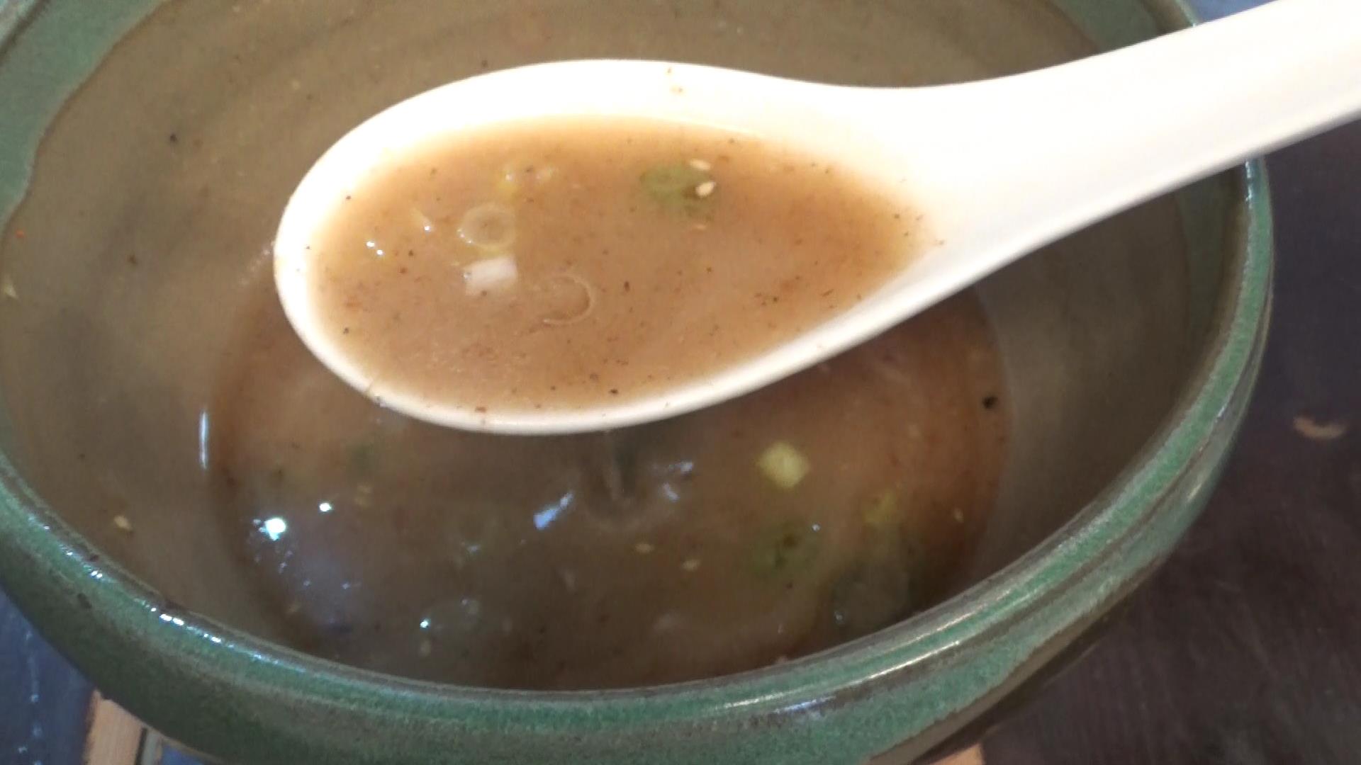 風來堂濃醇味噌つけ麺割スープ