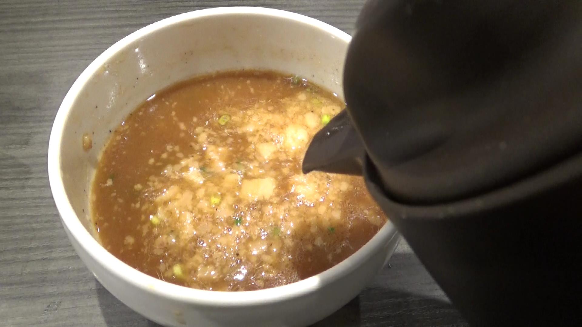 札幌Fuji屋醤油つけ麺スープ割