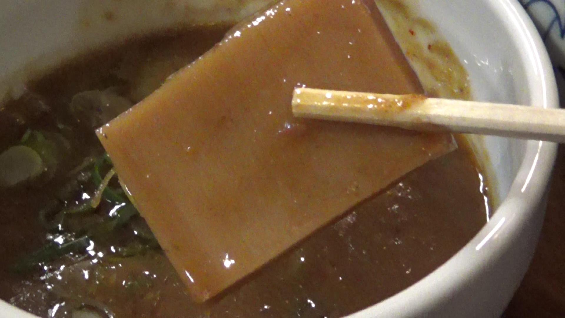 麺屋高橋つけ麺の具メンマ